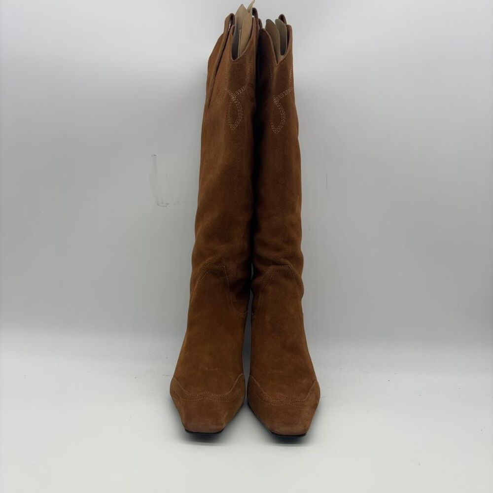 Black Suede Studio Tall Suede Boots - Picture 3 of 6